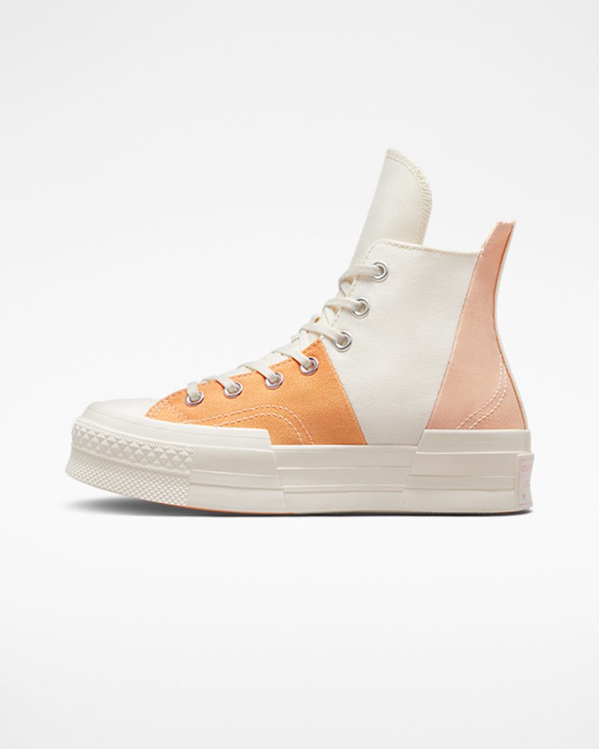 Dámské Boty Vysoké Converse Chuck 70 Plus Color Candy Béžový Oranžové Růžové | CZ GXOL68